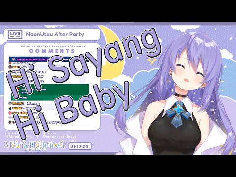 Moona : Hi Sayang, Hi Baby (Sayang : Indonesian Darling)