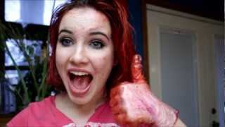 DIY: How to temporarily dye your hair with food coloring