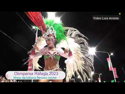 Comparsa Ráfaga 2023 - Show de batería Nota 1000 - Tercera noche