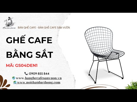 hình ảnh Video giới thiệu sản phẩm Ghế Cafe Hari Bằng Sắt GS04DEN1 | Nội Thất Đức Thông Dĩ An 83
