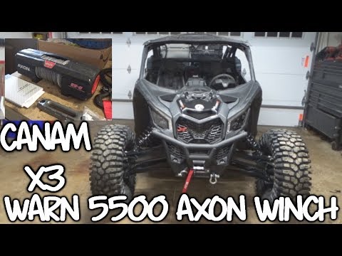 Can Am X3 Warn Axon 5500lb Winch | Super ATV Bumper