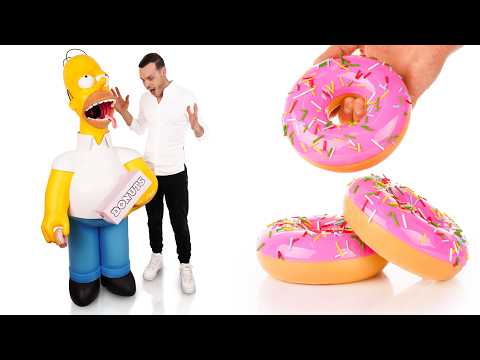 A Life Sized Homer Simpson Made Entirely Out of Chocolate
