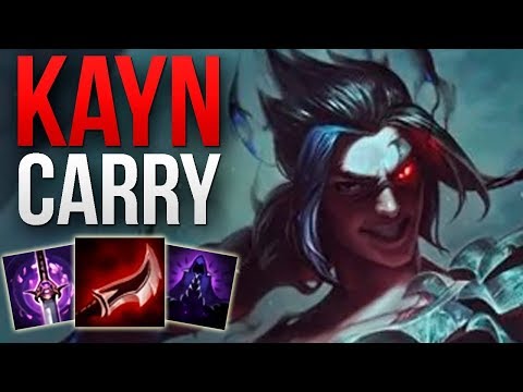 KAYN SINGLE-HANDEDLY CARRYING A CHALLENGER GAME | CHALLENGER KAYN JUNGLE GAMEPLAY | Patch 9.8 S9