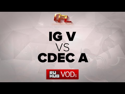 IG.V vs CDEC A, DPL Season 1, Game 1