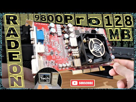 GIGABYTE Ati Radeon 9800 Pro 128MB DDR AGP 8x GPU Graphics Card