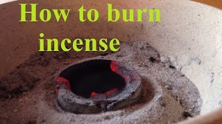 How to Light Charcoal + How to Burn Resin Incense ❺/❺+ Frankincense in Ancient Rome