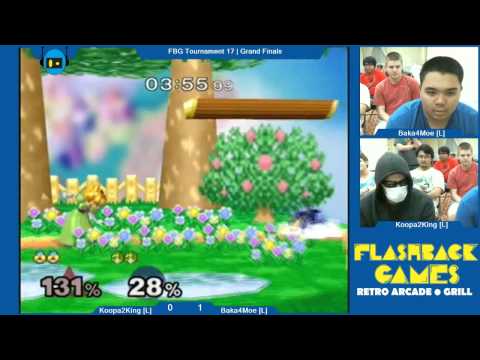 Flashback Games Presents: Tournament 17 - Koopa2King (Sheik) Vs. Baka4Moe (Peach) Grand Finals