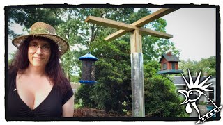 Squirrel-Proof Bird Feeder Pole | How To, Easy DIY