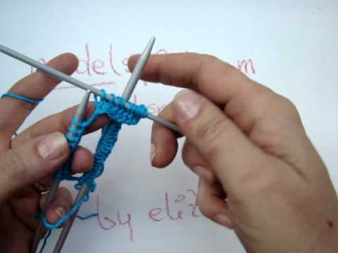 Stricklehrgang 6 - Maschenanschlag Nadelspiel