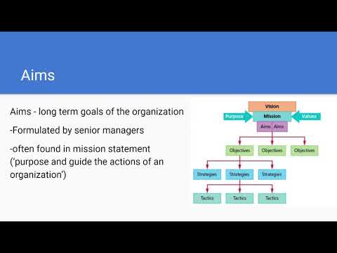 Organizational Objectives | Unit 1.3 IB Business Management