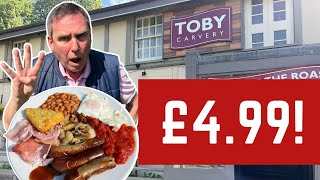 I Review TOBY CARVERY'S £4.99 BUFFET BREAKFAST!