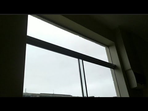 como instalar  ventana de vidrio con puente  de aluminio (sistema nova)