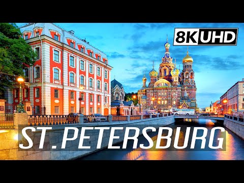ST. Petersburg Russia 8K VIDEO ULTRA HD 120fps