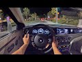 2021 Rolls Royce Ghost POV Night Drive (3D Audio)(ASMR)