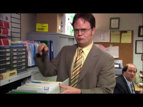 Dwight's HIDDEN weapons at theoffice