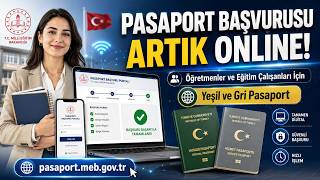 Yeşil Pasaport Başvurusu Nasıl Yapılır? | Online | Öğretmen, Kamu |  2026