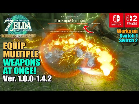 INSANE Damage! How to Zuggle Weapons in Version 1.4.2 of Tears of the Kingdom! [Switch 1] [Switch 2]
