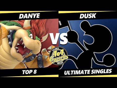 4o4 Smash Night 67 Top 8 - Danye (Bowser) Vs. Dusk (Game & Watch) SSBU Ultimate Tournament