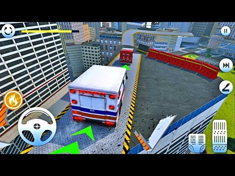 Roof Jumping Ambulance Simulator - Rooftop Stunts - Android Gameplay FHD