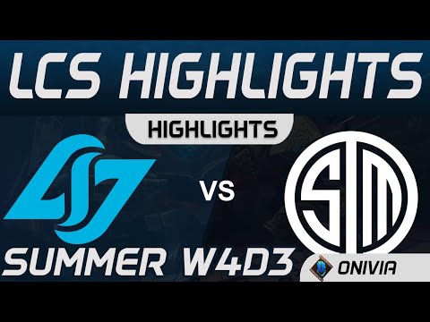 CLG vs TSM Highlights LCS Summer 2020 W4D3 Counter Logic Gaming vs Team SoloMid by Onivia