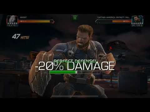 6.3.6 Captain America infinity war boss soloed by ghost #mcoc