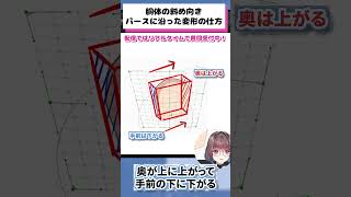 パースに沿った胴体の斜め向き変形の仕方！ #live2d