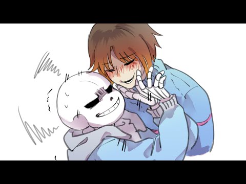 【undertale】Super Psycho Love (frisk*sans)