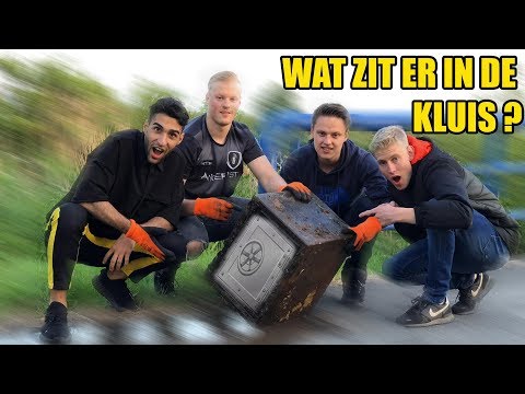 KLUIS GEVONDEN MET MAGNEETVISSEN