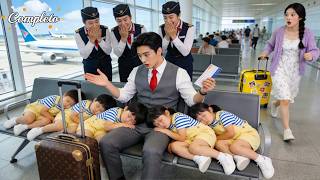 CEO volaba para tratar infertilidad,Pero ya 5niños se durmieron sobre él&lo llamaron papá!