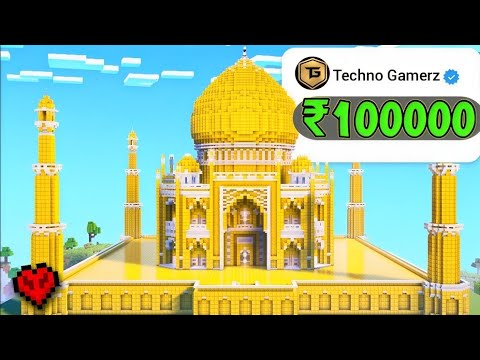 Crazy Minecraft House Face-Off: Rs 1 vs Rs 1,00,000 🤯 @TechnoGamerzOfficial