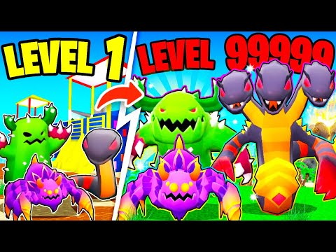 Upgrading BABY PETS into GOD PETS in Monster Squad Rush!