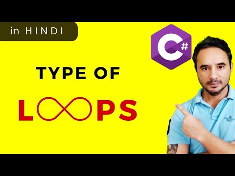 What are the Loop types in C#?