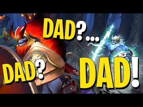 Dad? Dad?...DAD! - DotA 2 Funny Moments