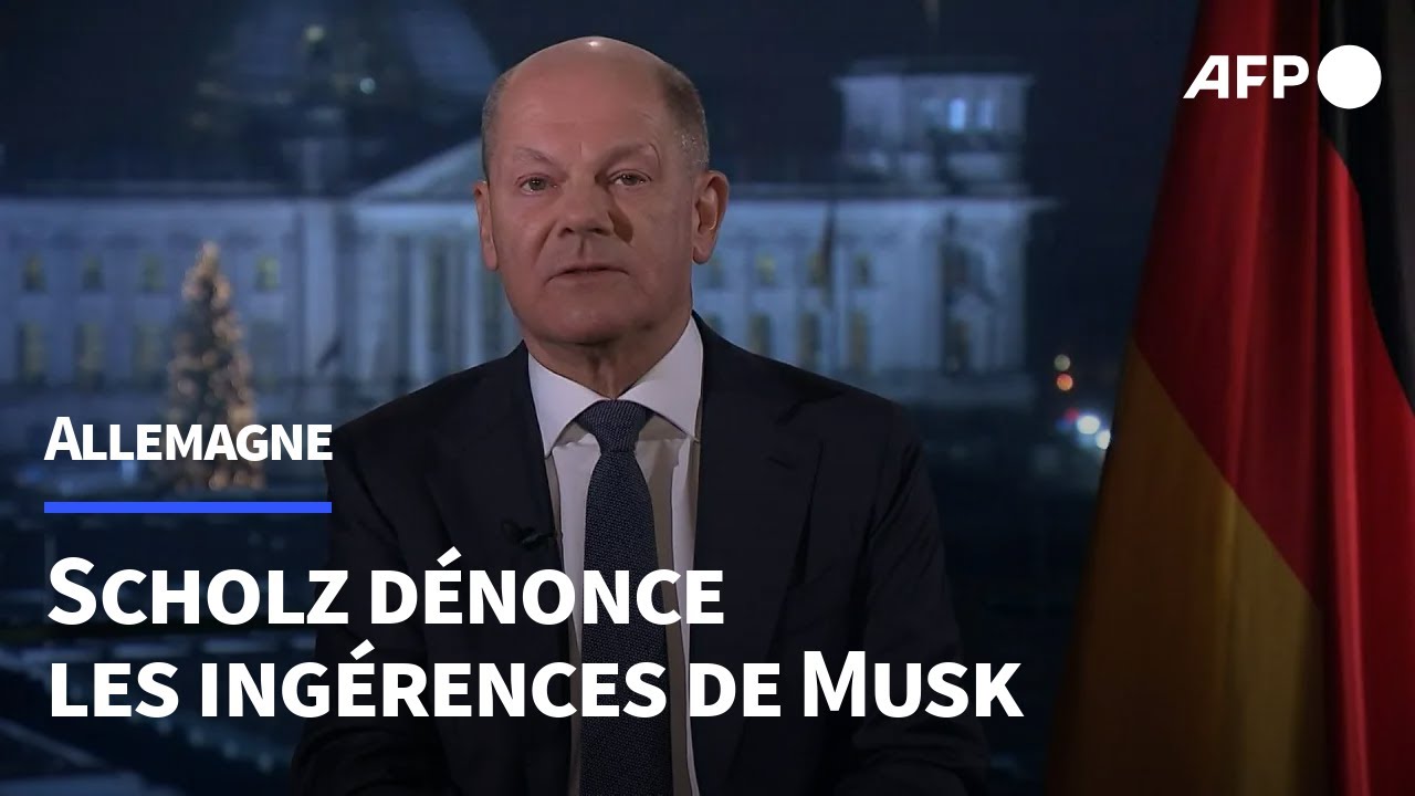 Le futur de l'Allemagne "ne sera pas décidé par les patrons de réseaux sociaux" (Scholz) | AFP