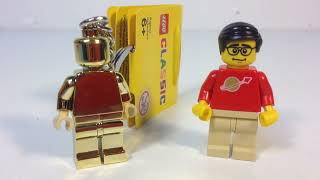 LEGO Chrome Gold Minifigure Key Chain 852688 - Before Mr Gold