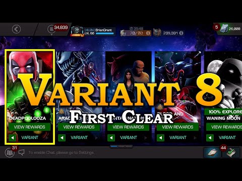 Variant 8 - First Clear (Deadpoolooza) | Marvel Contest of Champions