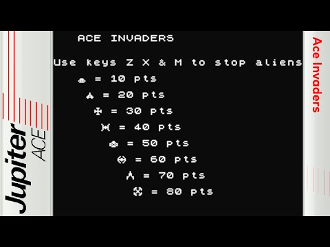 Ace Invaders - Jupiter Ace [Longplay]