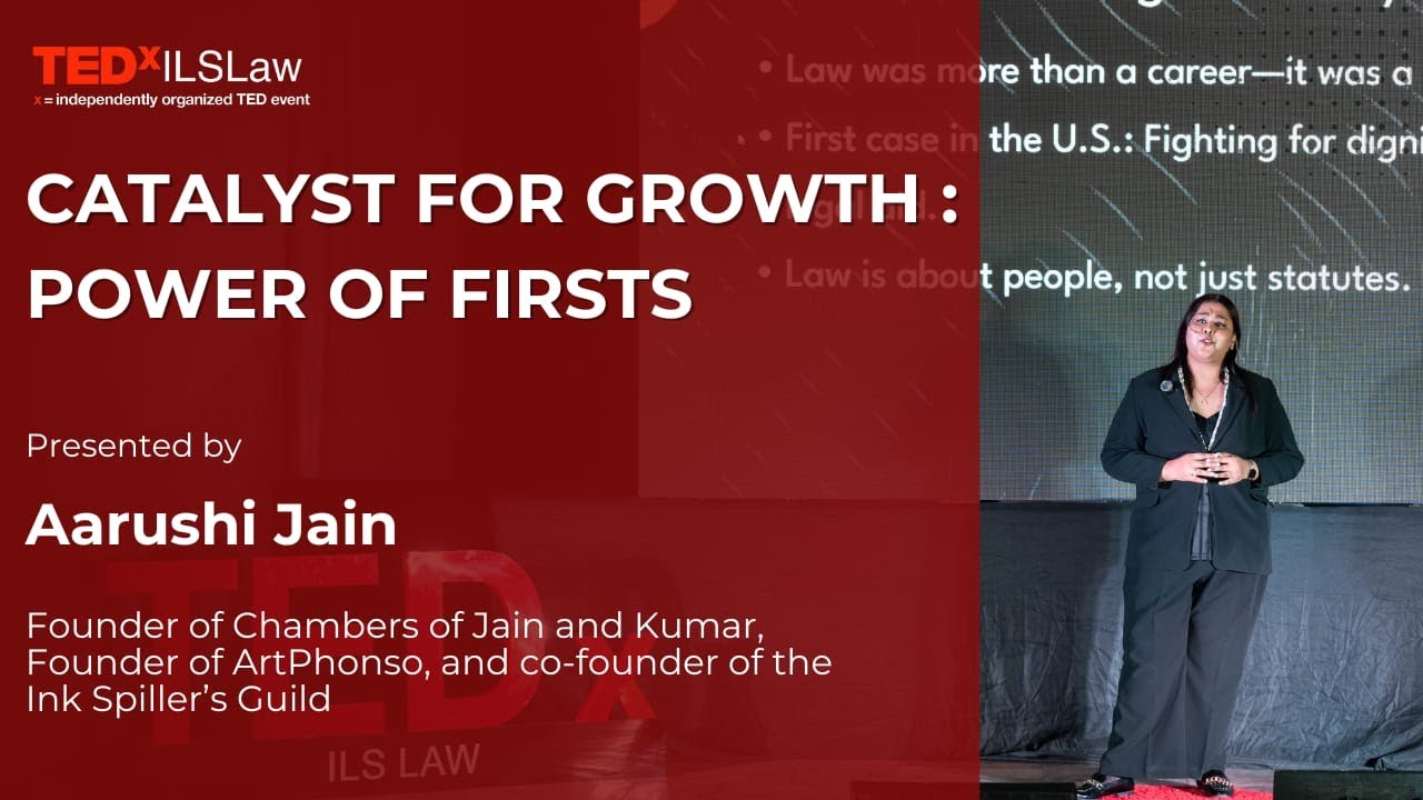 How to take your first step towards success | Aarushi Jain | TEDxILSLaw