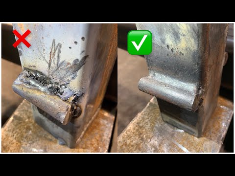 how does a welder get through this job?? . tricks for welding round bar on thin metal