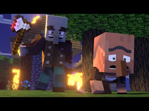 A good deed by the baby homeless Villager. #shorts, #minecraftanimation