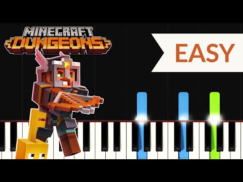 Minecraft Dungeons - Camp Theme [Dalarna] (EASY Piano Tutorial)