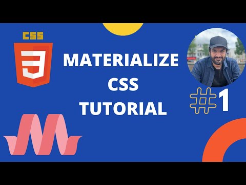 Materialize CSS Framework Tutorial