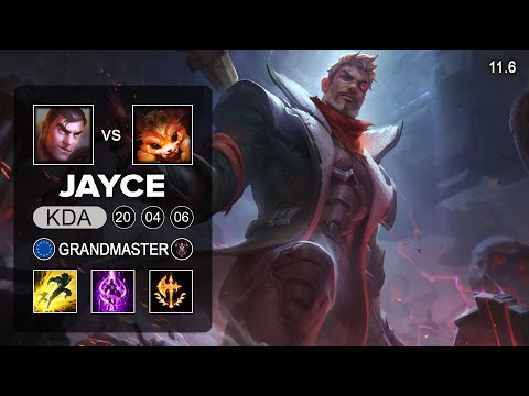Jayce Top vs Gnar - EUW Grandmaster Patch 11.6