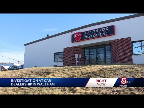 Vehicles stolen from luxury car dealer in Waltham