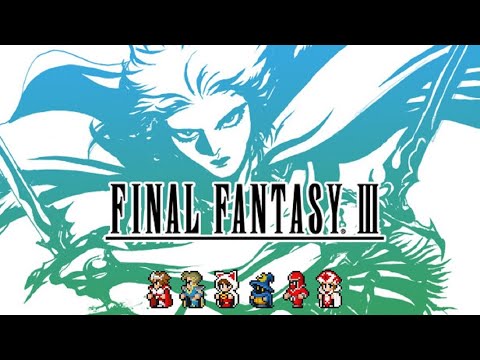 Final Fantasy III Pixel Remaster - Final Boss Fight "Cloud of Darkness" - Ending