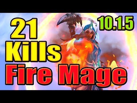 21 Kills Insane Burst Fire Mage Battleground 10.1.5 Dragonflight World of Warcraft PvP