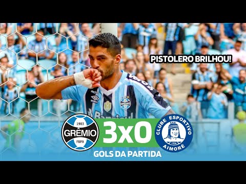 Gols da Partida - Grêmio 3x0 Aimoré - 5ª Rodada - Campeonato Gaúcho 2023