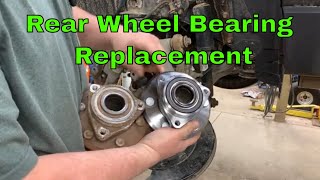 GMC Acadia Chevy Traverse Buick Enclave Rear Wheel Bearing Replacement