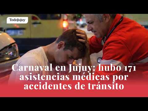 Carnaval en Jujuy: hubo 171 asistencias médicas por accidentes de tránsito