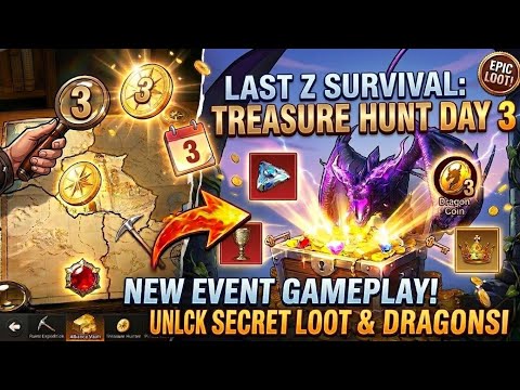 Last Z: Survival Shooter Treasure Hunt Event Digging Gameplay Day 3 